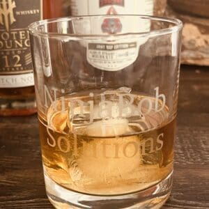 NinjaBob Whiskey/Rocks Glass